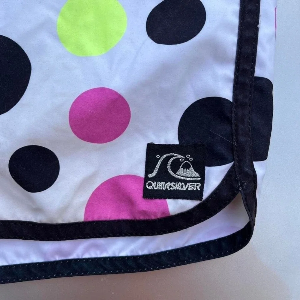 90s VTG Quiksilver board shorts polkadots